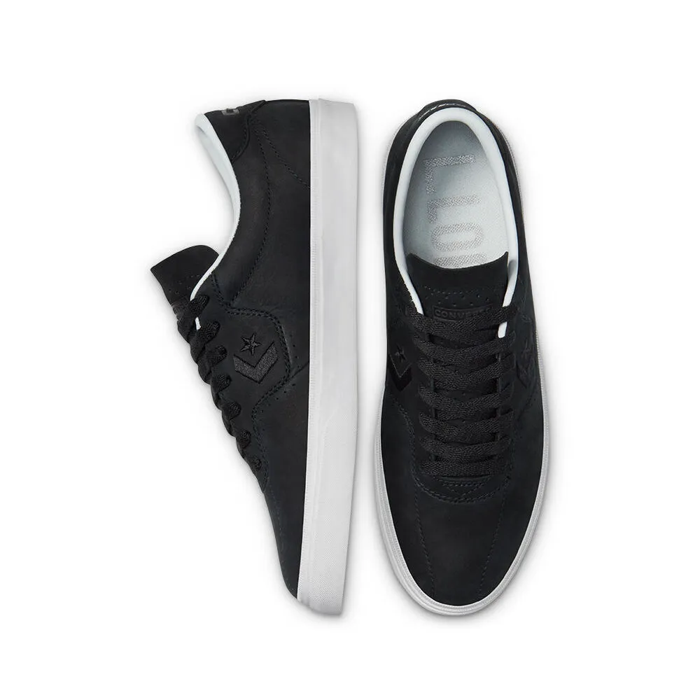 Tight Fit Shock Ride Converse Louie Lopez Pro Shoes - Black Leather/White