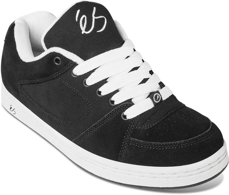 Es Accel OG - Black/White-Gum Strong Stitching Tread Support