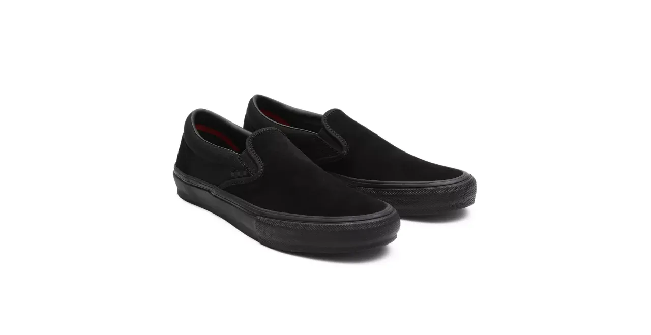 All Purpose Wear Vans Skate Slip-On Pro Skate Skateboarding Shoes - Black/Black (Blackout)