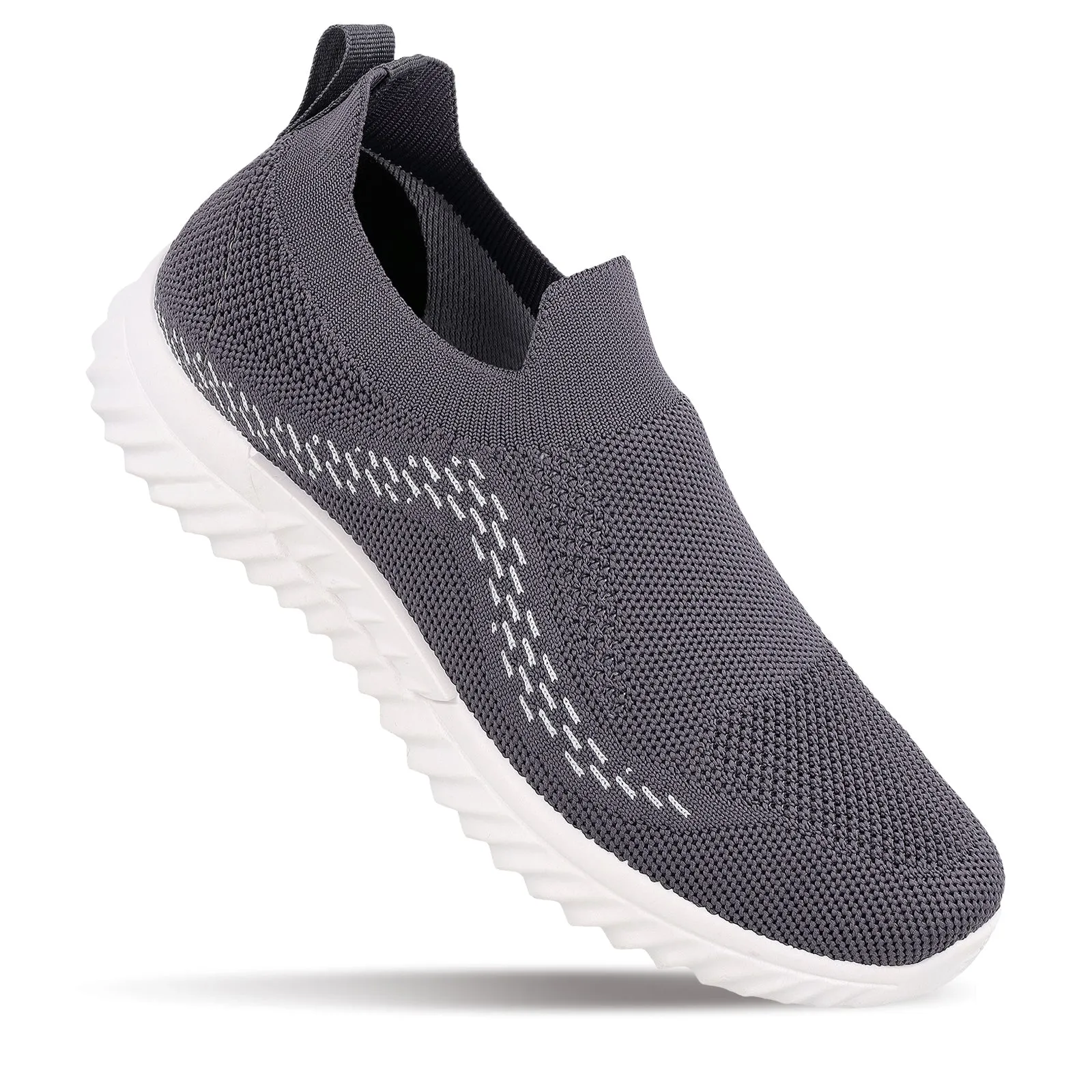 Women's Slip-on Casual Shoes - WY3355 Grey Midsole Shockproof Slip On Chill Comfort Walk