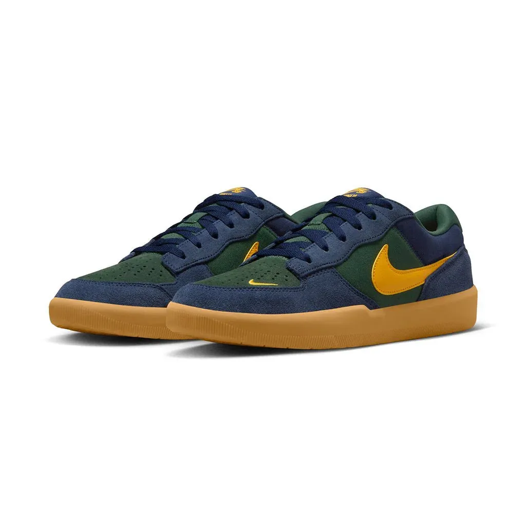 Fast Motion Nike SB Force 58 Shoes - Midnight Navy/University Gold-Fir