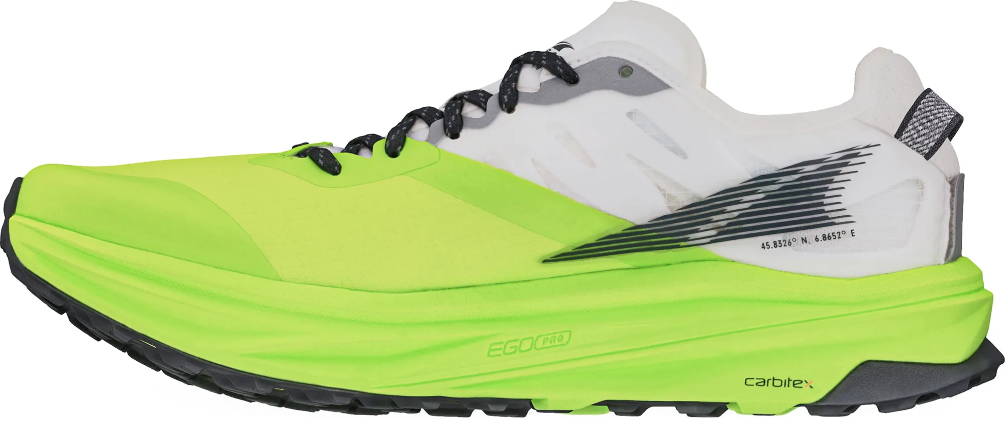 Altra Mont Blanc Carbon Mens Trail Running Shoes - Whitey Spanish Bold