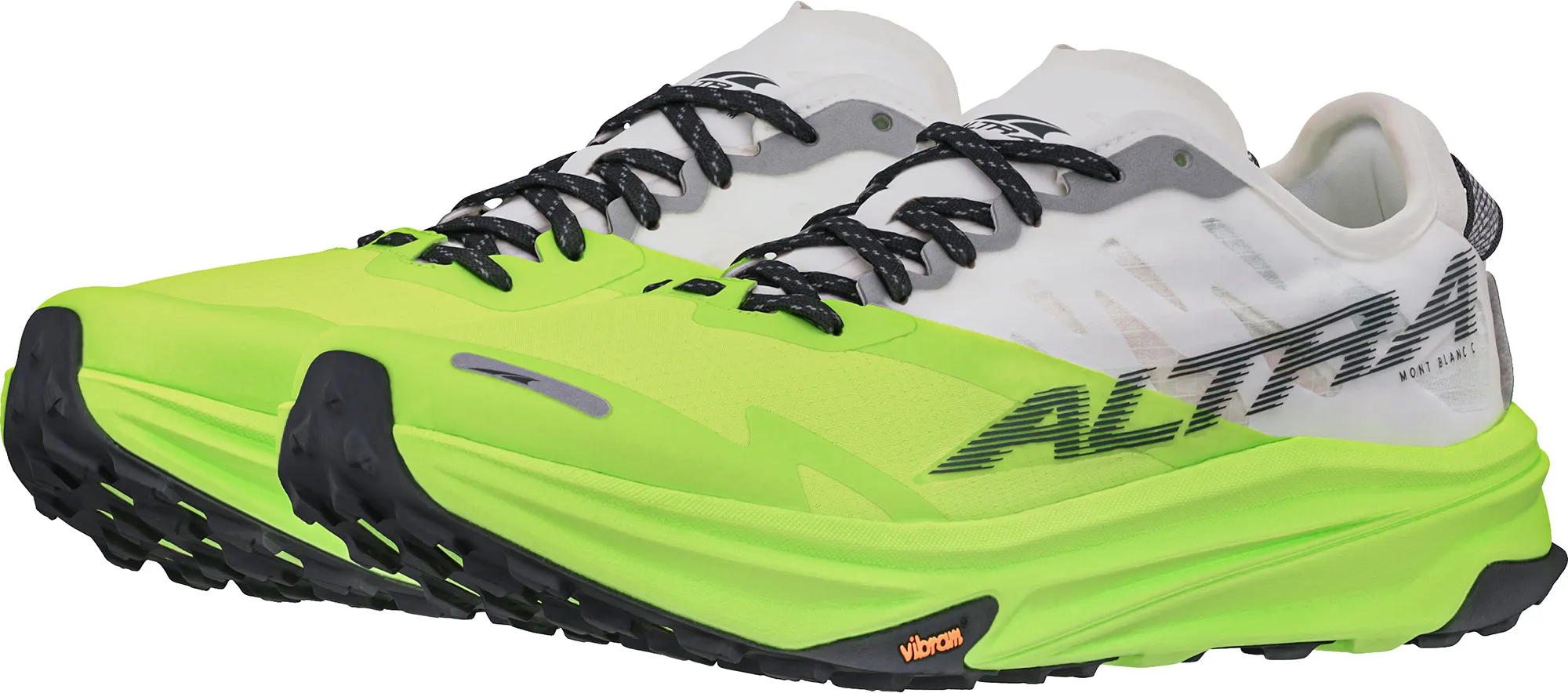 Altra Mont Blanc Carbon Mens Trail Running Shoes - Whitey Comfort arch heel cup