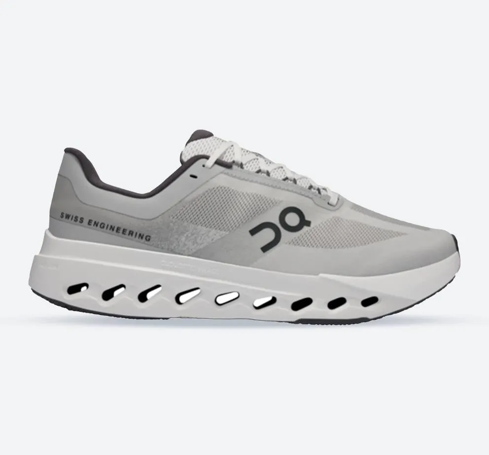 Action Fast Teen Edge Men's Wide Fit On Running QC Cloudsurfer Next Wide Training Sneakers - Glacier/White