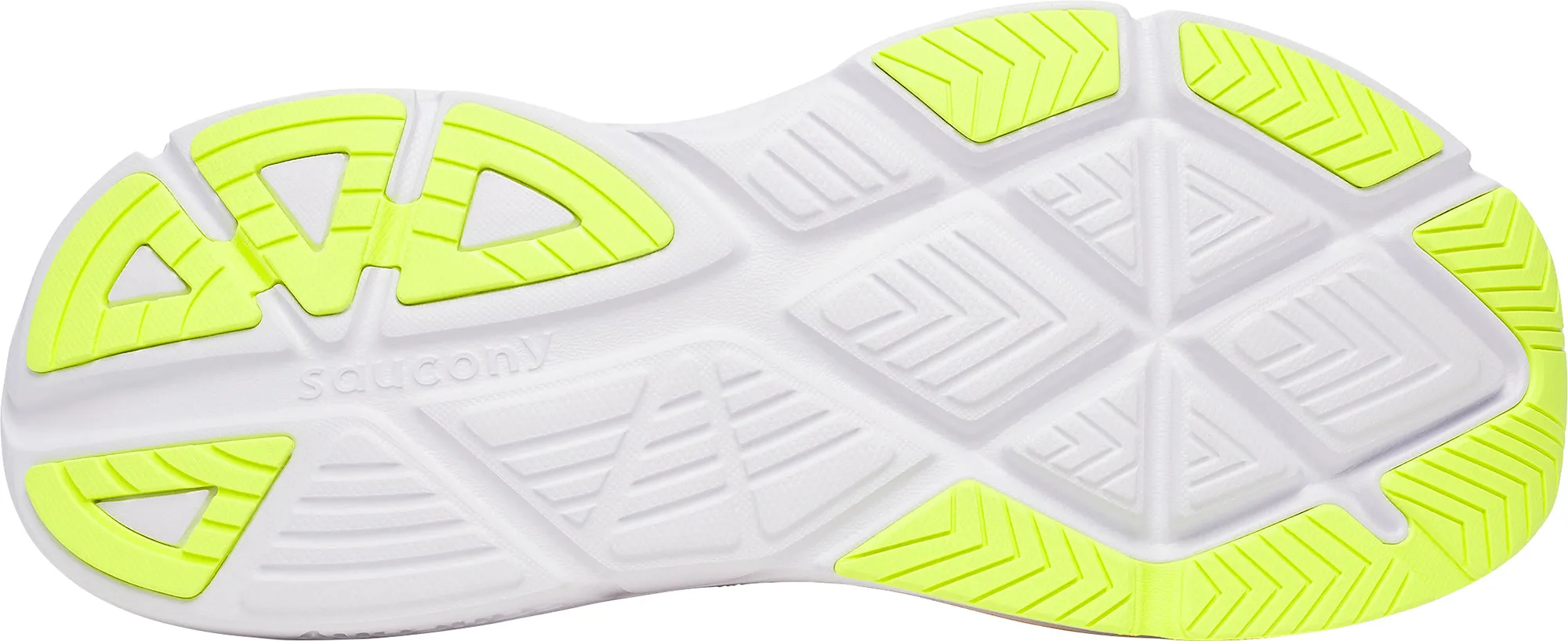 Seamless Fit Work Commute Cyber Mode Saucony Guide 18 Mens Running Shoes - White