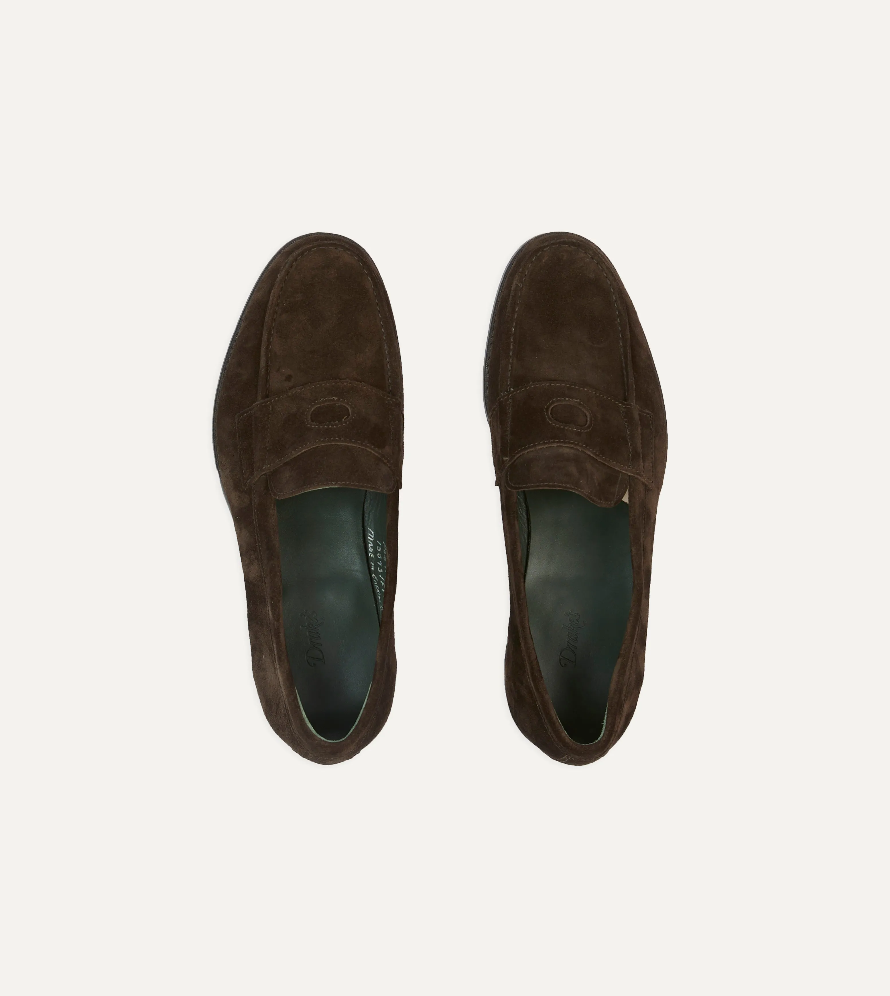 Cactus Cool Brown Suede Charles Mk II Goodyear Welted Penny Loafer