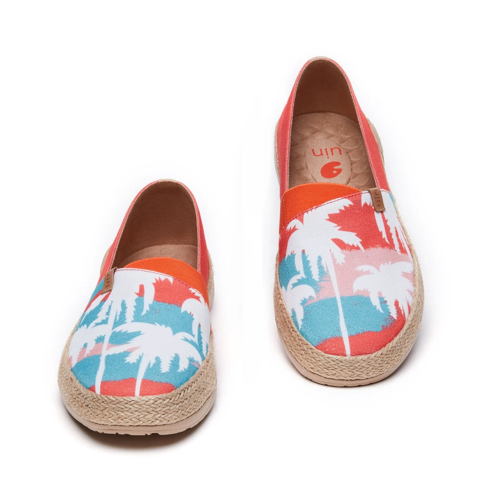 Comfortable Straps Watercolor Palm Marbella I Women