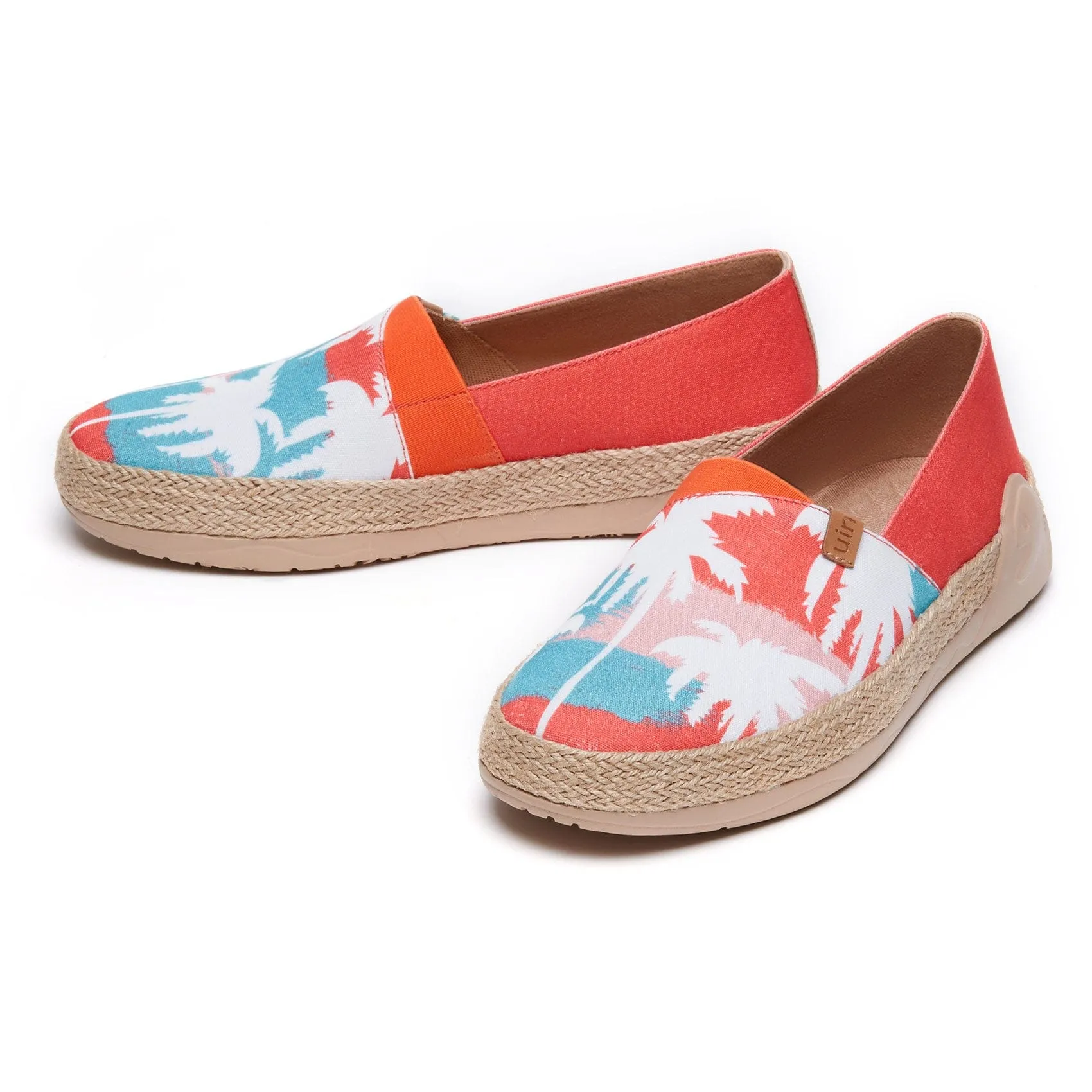 Watercolor Palm Marbella I Women Desert Jog Slim Footprint