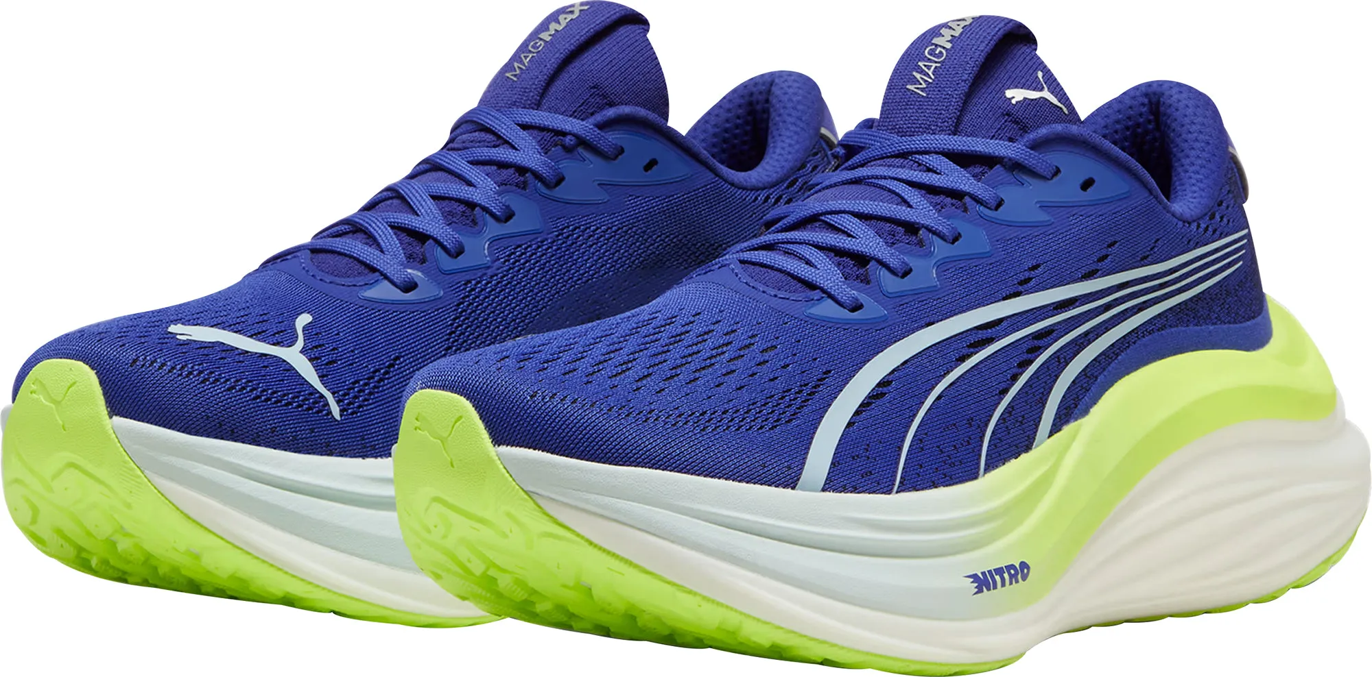 Trend Glow Puma MagMax Nitro Mens Running Shoes - Blue