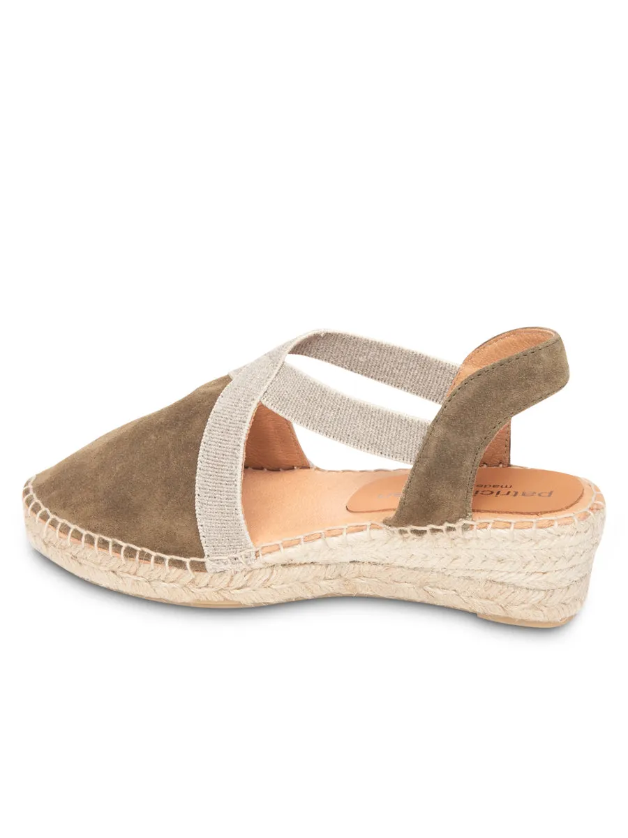Grace Closed Toe Elastic Espadrille Simple Pair Park Jog