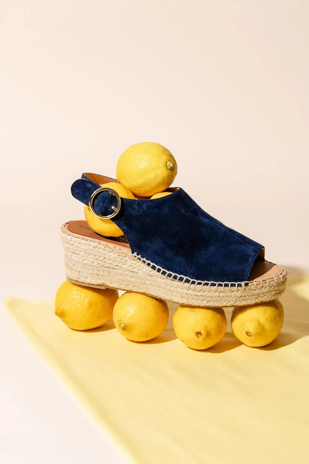 Stella Peep Toe Espadrille with Buckle Loafer Style comfort feature