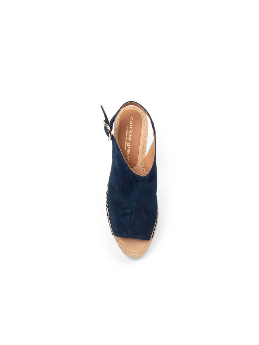 Breath Option Stella Peep Toe Espadrille with Buckle