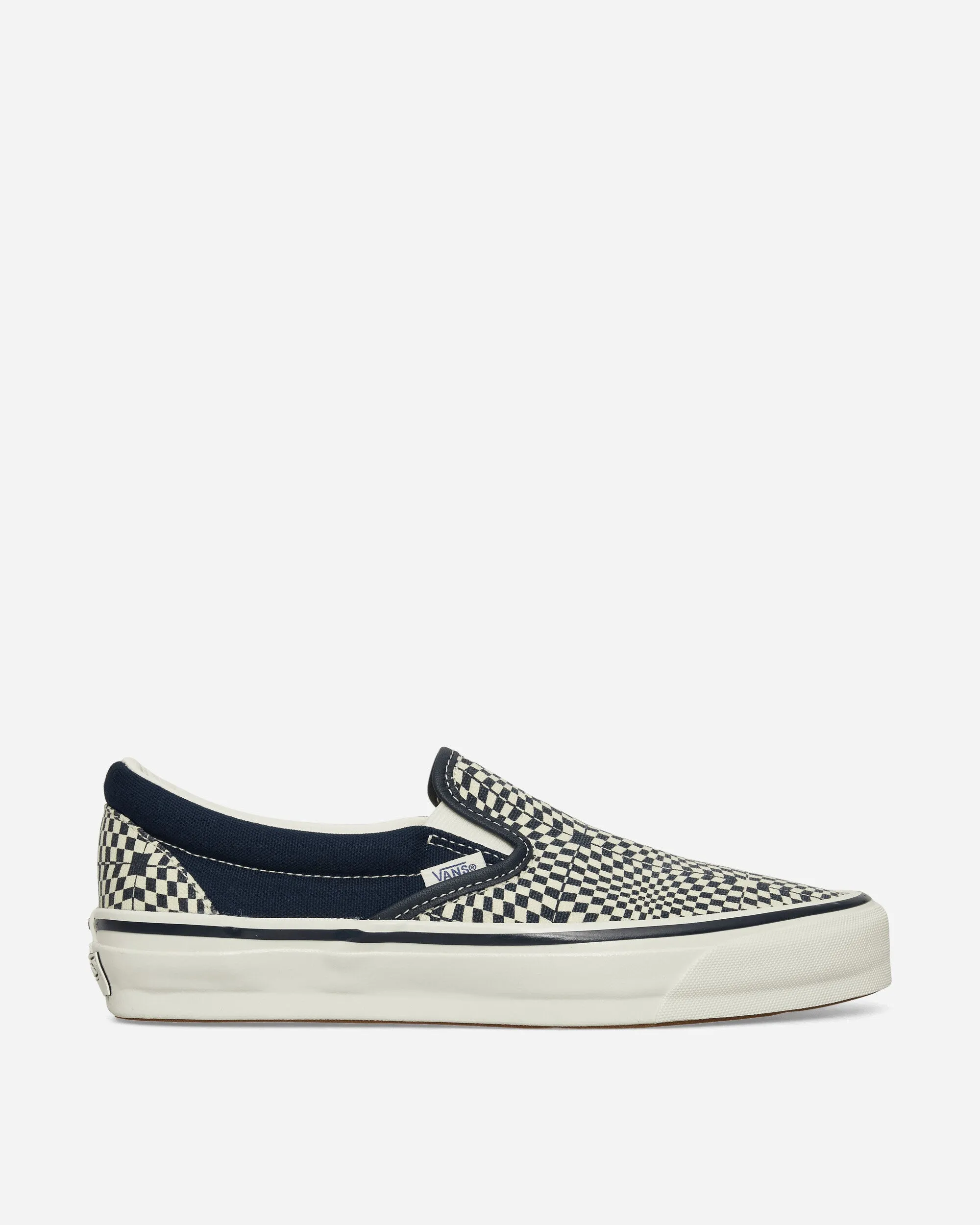 Classic Slip-On Reissue 98 Sneakers True Navy / Check Indoor Comfort Lightweight Feel