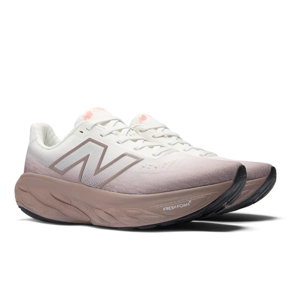 New Balance Women's 1080 v14 Running Shoes in Earth Shadow/Reflection/Urgent Red AW25 Soft Soles
