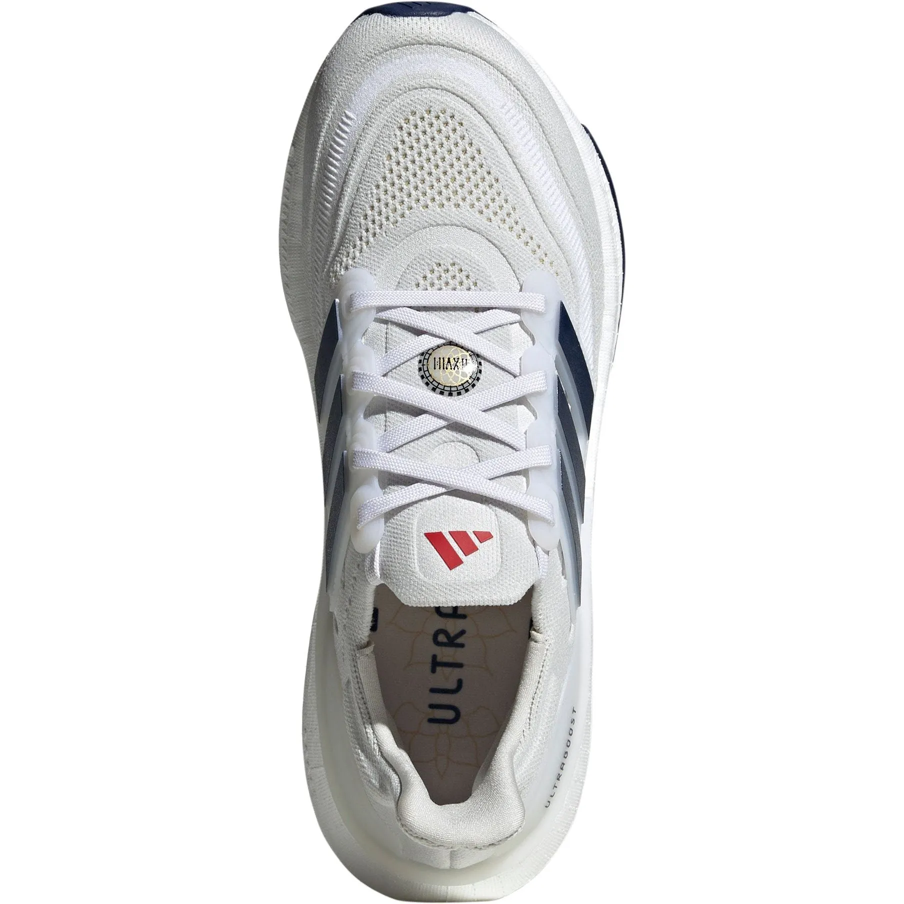 adidas Ultra Boost Light Mens Running Shoes - White Sun Guard Adjustable Straps