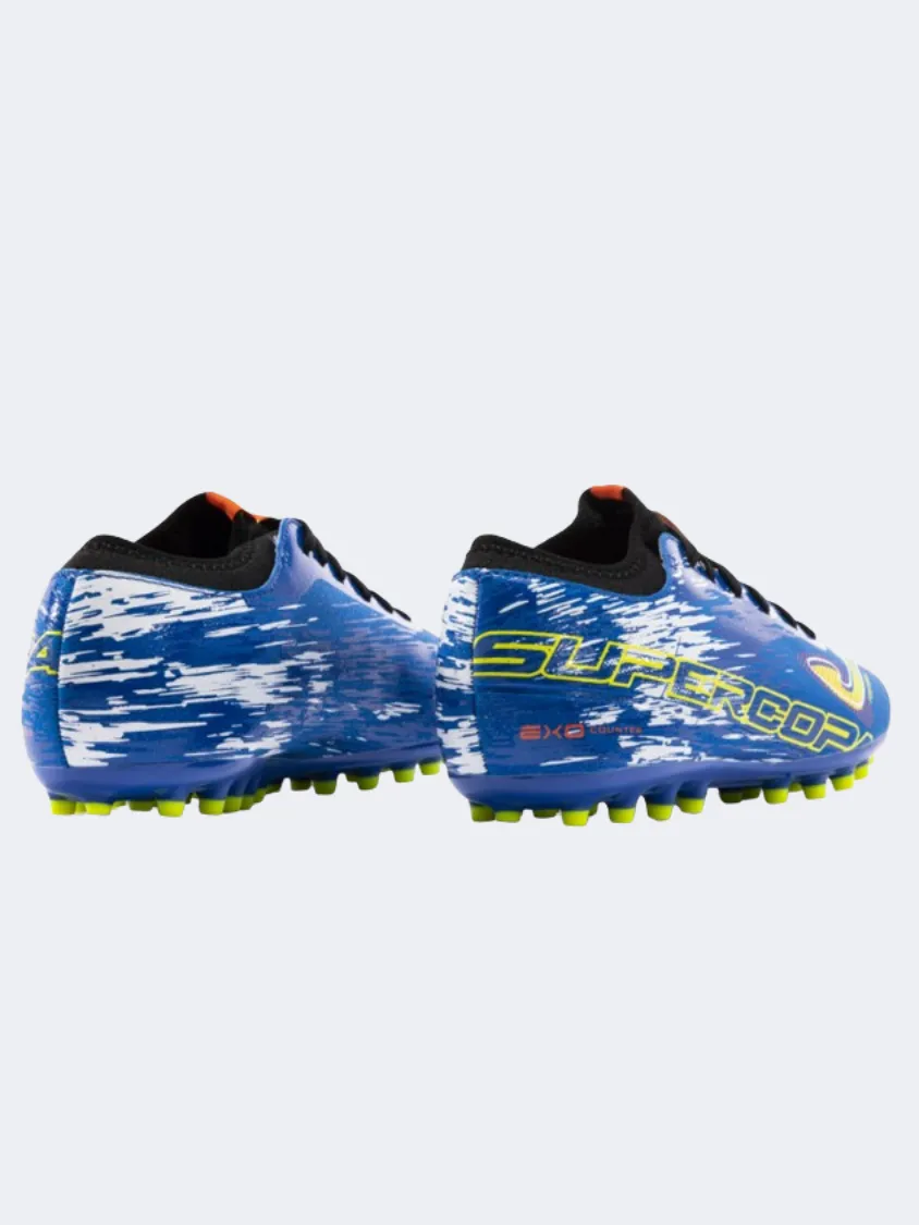 Joma Supercopa  Men Football Shoes Blue/Yellow/White Seamless Feel