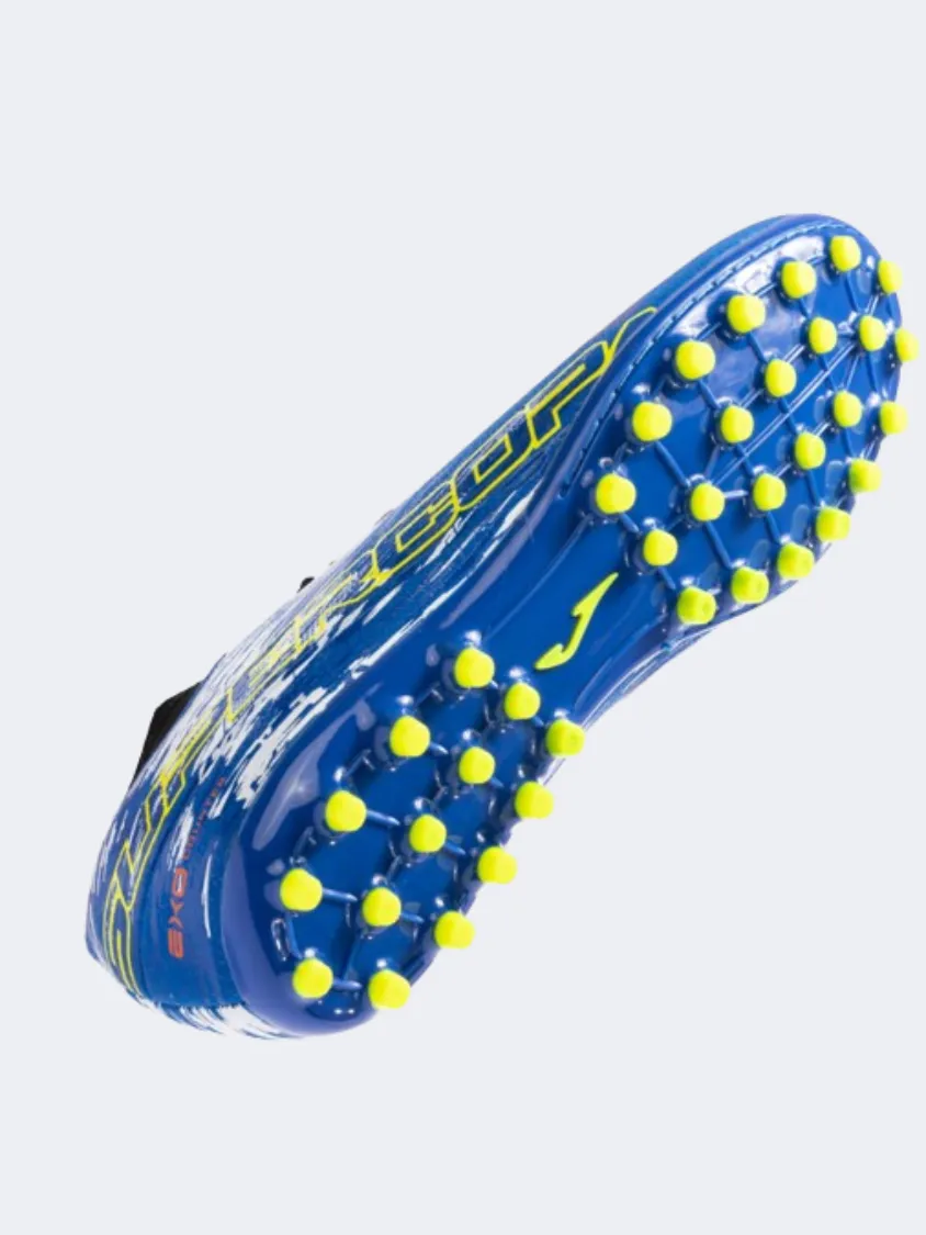 Firm Grip Joma Supercopa  Men Football Shoes Blue/Yellow/White