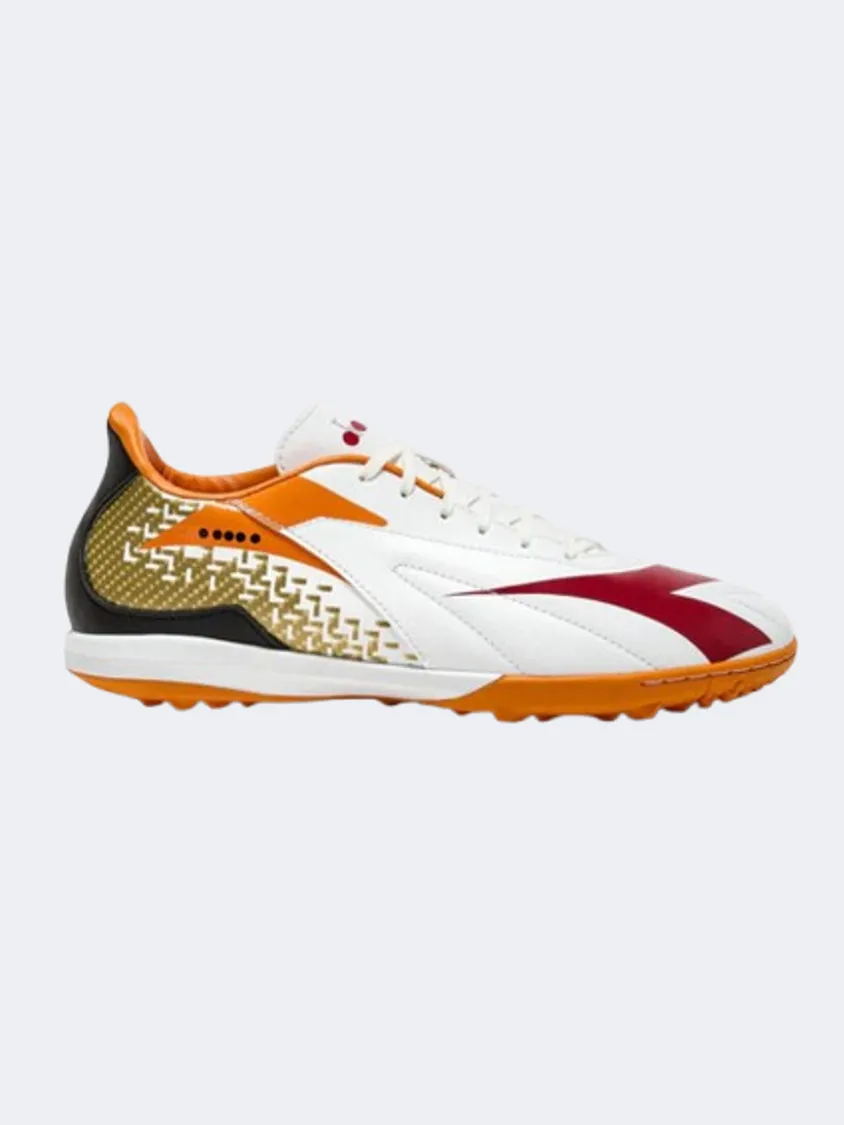 Tournament Play Lateral Agility Diadora Maximus Elite R Men Football Shoes White/Pepper/Orange