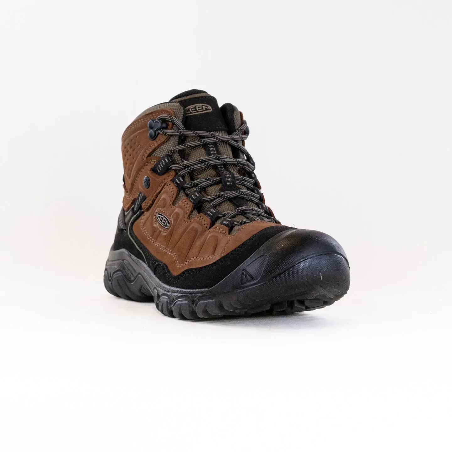 KEEN Targhee IV Waterproof Hiking Boot (Men's) - Bison/Black Quick Fit Cozy Comfort
