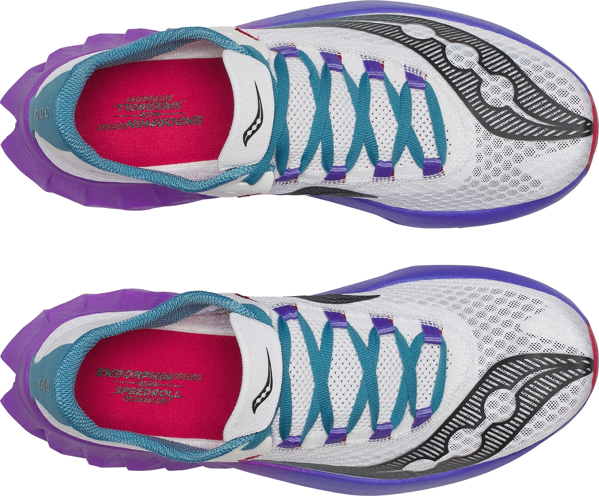 Saucony Endorphin Pro 4 Mens Running Shoes - White Heat Mode