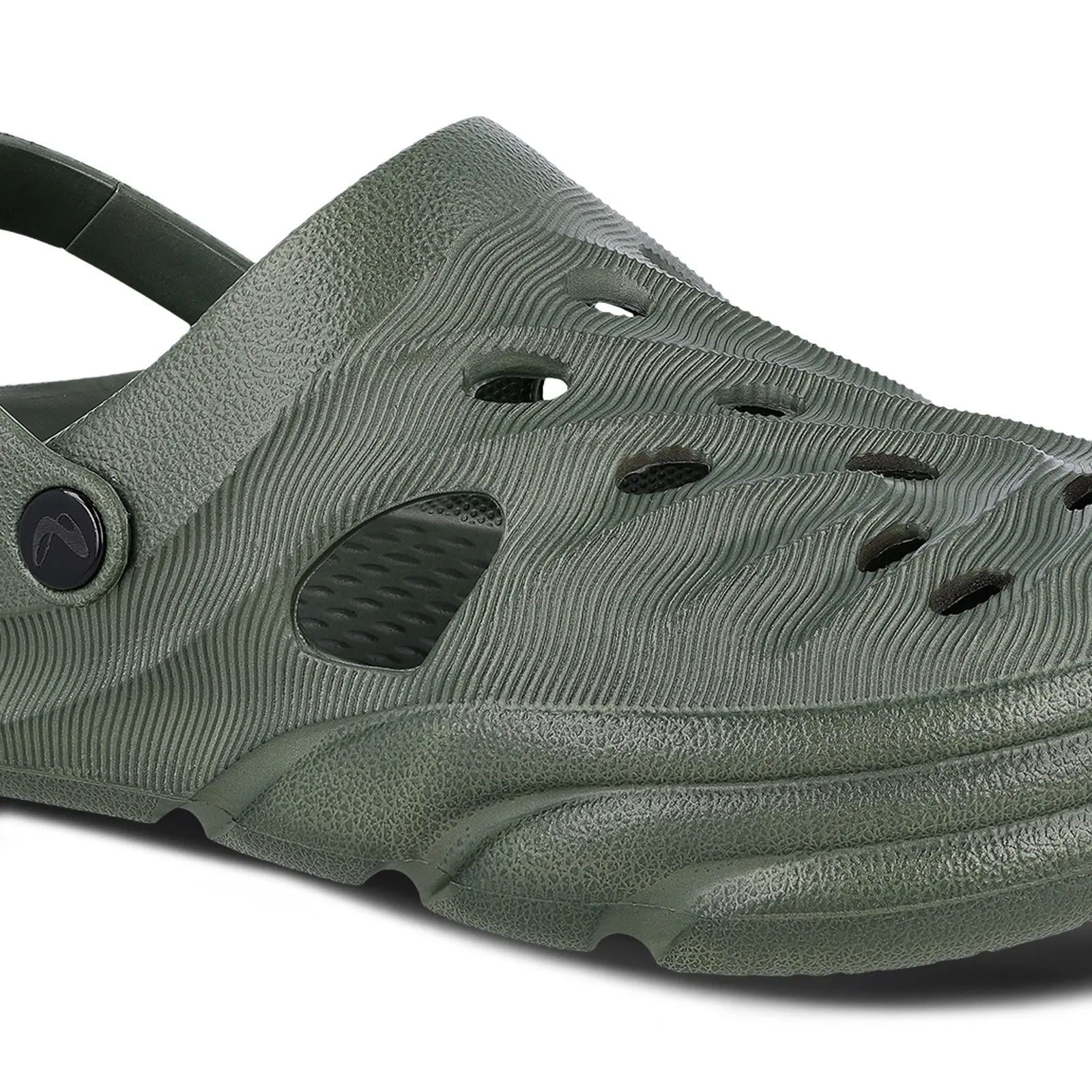 Men's Clogs  - WC8732 Olive Y Strap Design