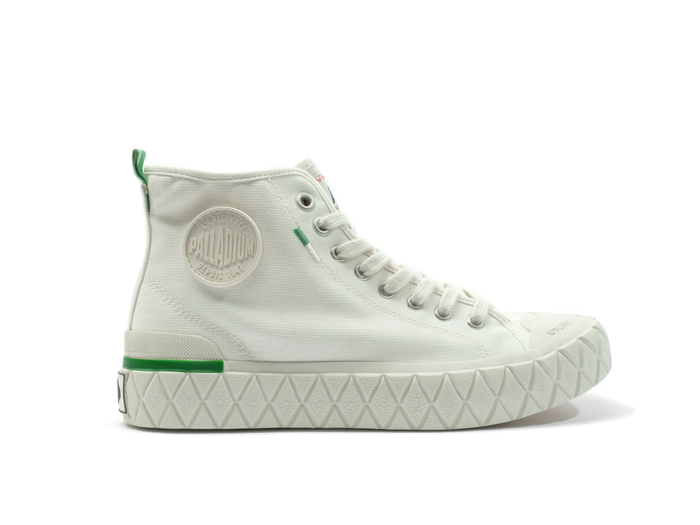 79142-180-M | PALLA ACE CHUKKA ORGANIC | CREAM WHITE sports