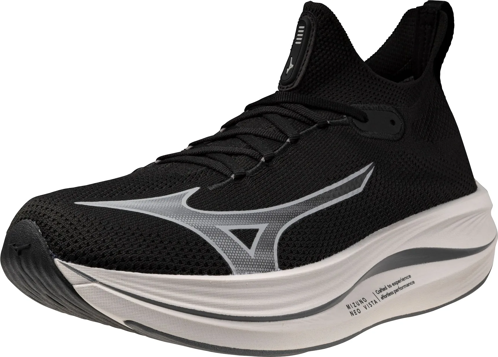 Padded collar Wide toe box Mizuno Neo Vista Running Shoes - Black