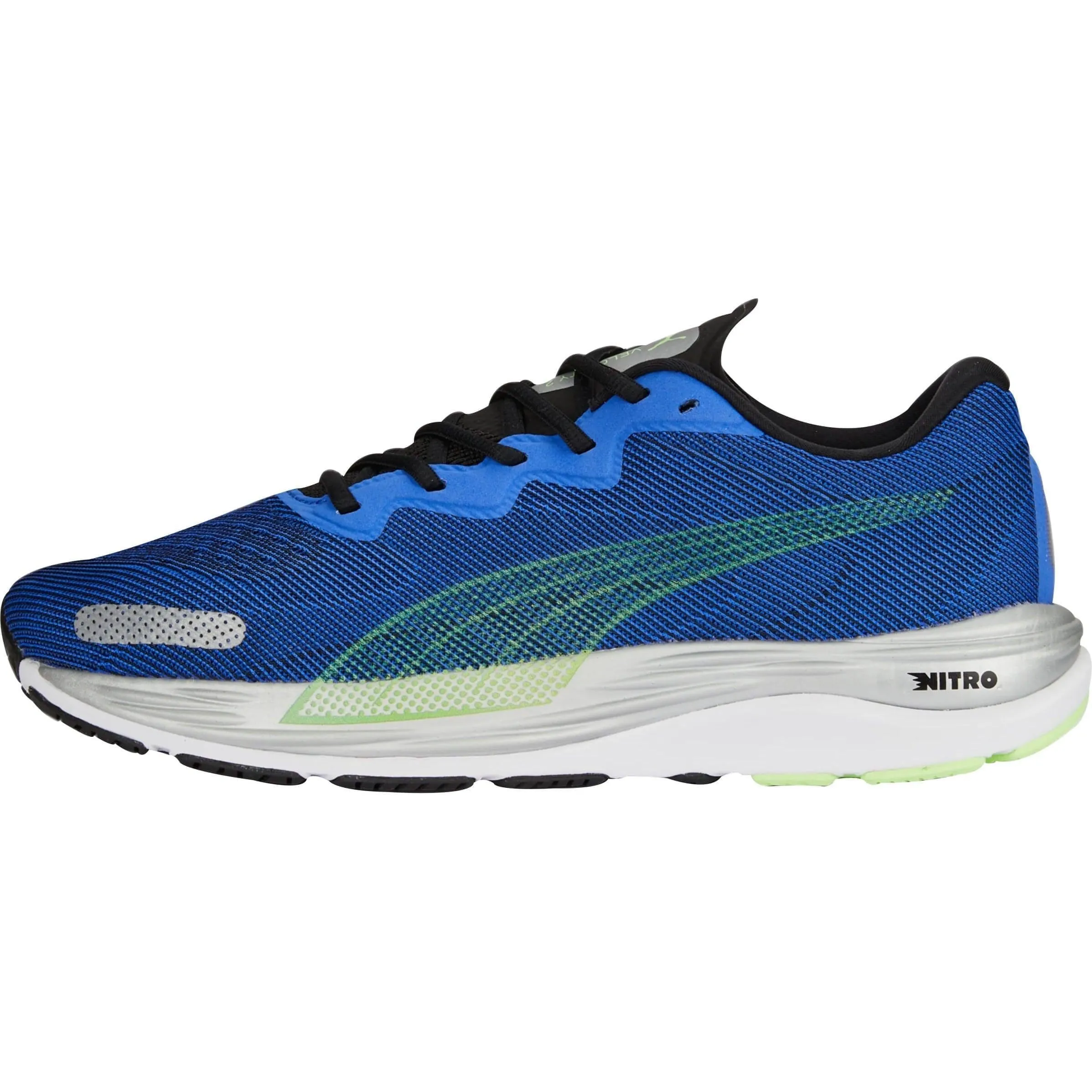 Puma Velocity Nitro 2 Mens Running Shoes - Blue Everywhere Fit Easy To Clean