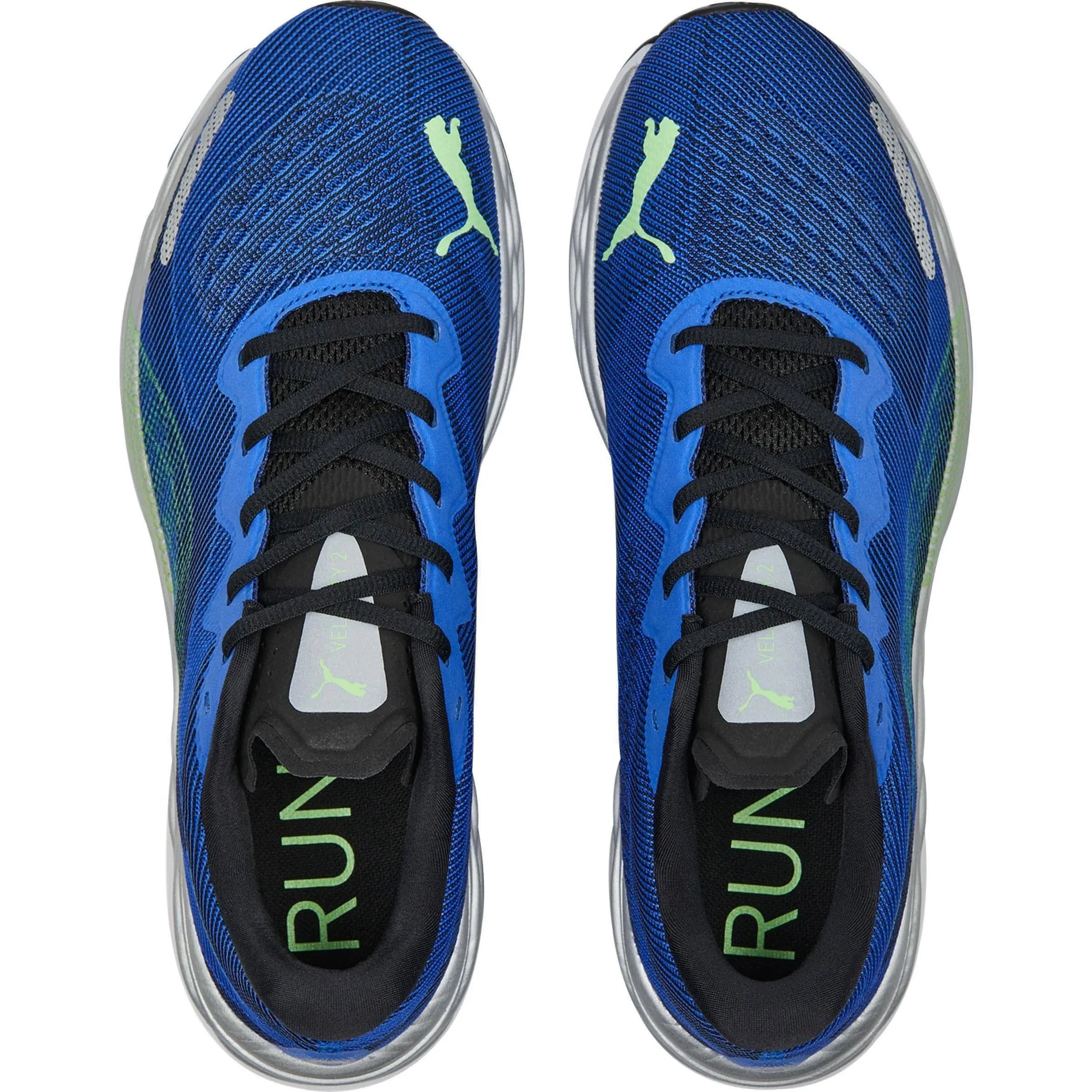 Puma Velocity Nitro 2 Mens Running Shoes - Blue Dinner Look Comfort Outsole