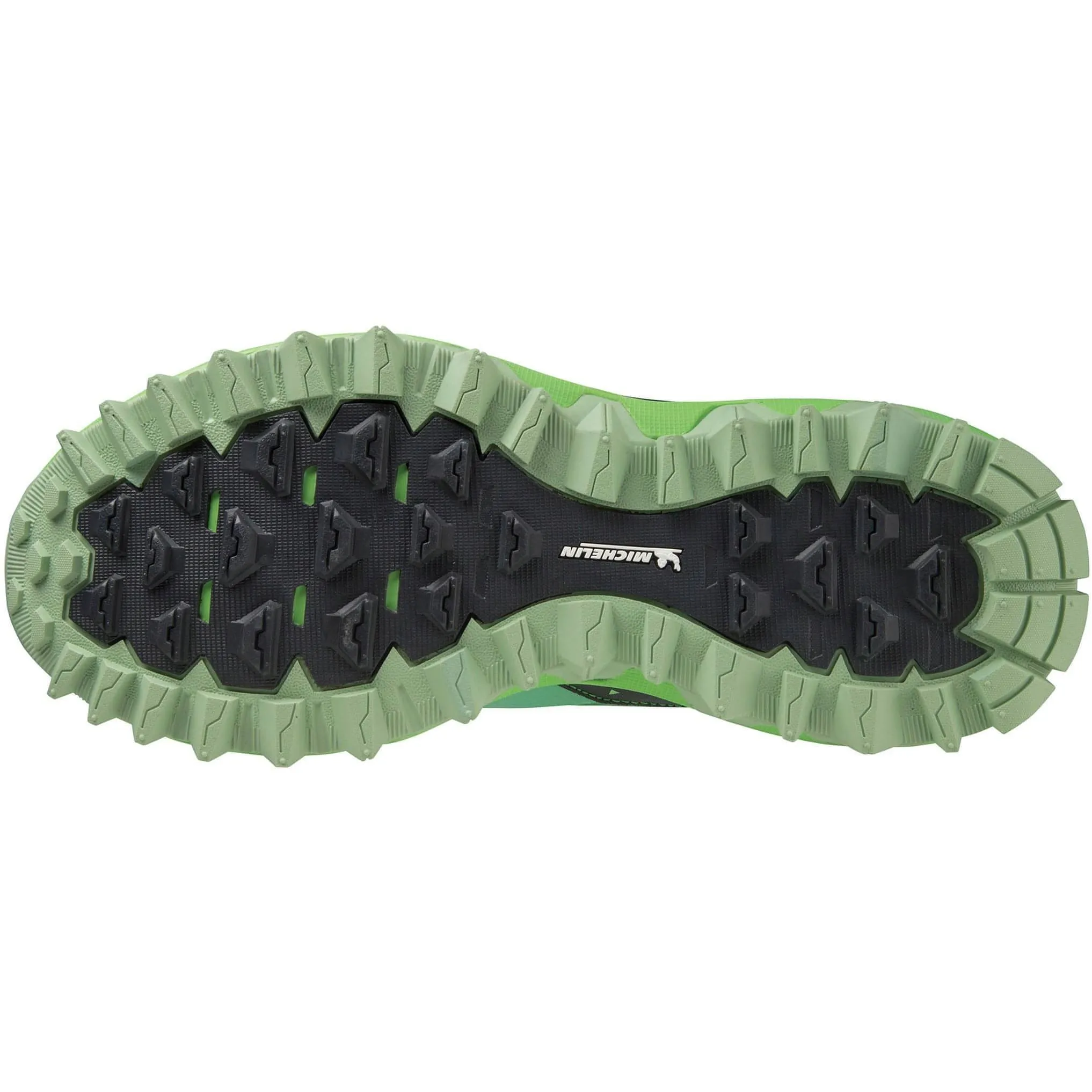 Rubber Sole Festival Vibe Mizuno Wave Mujin 9 Mens Trail Running Shoes - Green