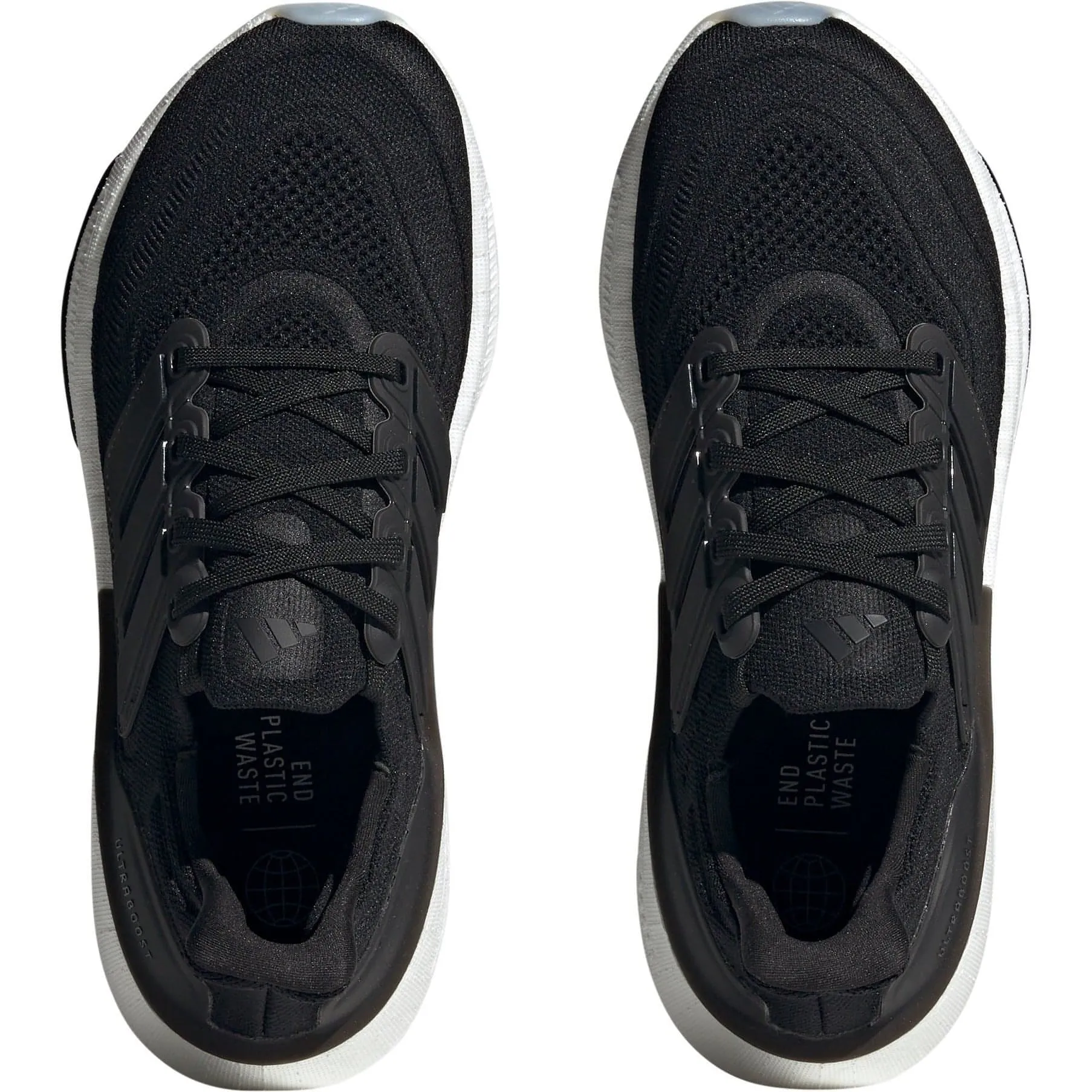 adidas Ultra Boost Light Womens Running Shoes - Black Quick Drying Casual Wear Flexible Fit Busy Professionals