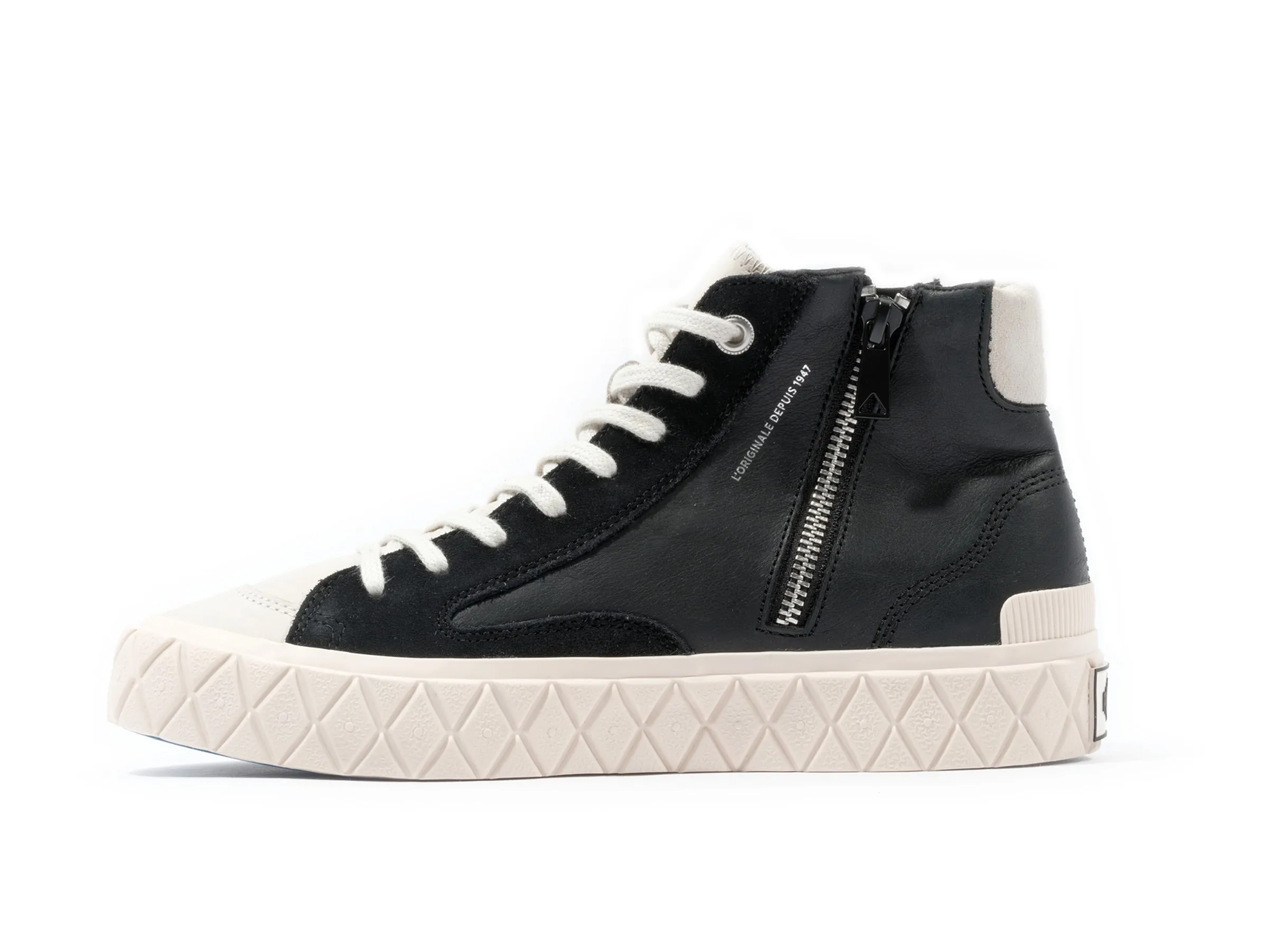 Star Edge 74320-016-M | PALLA ACE CHUKKA SUEDE | BLACK/MARSHMALLO