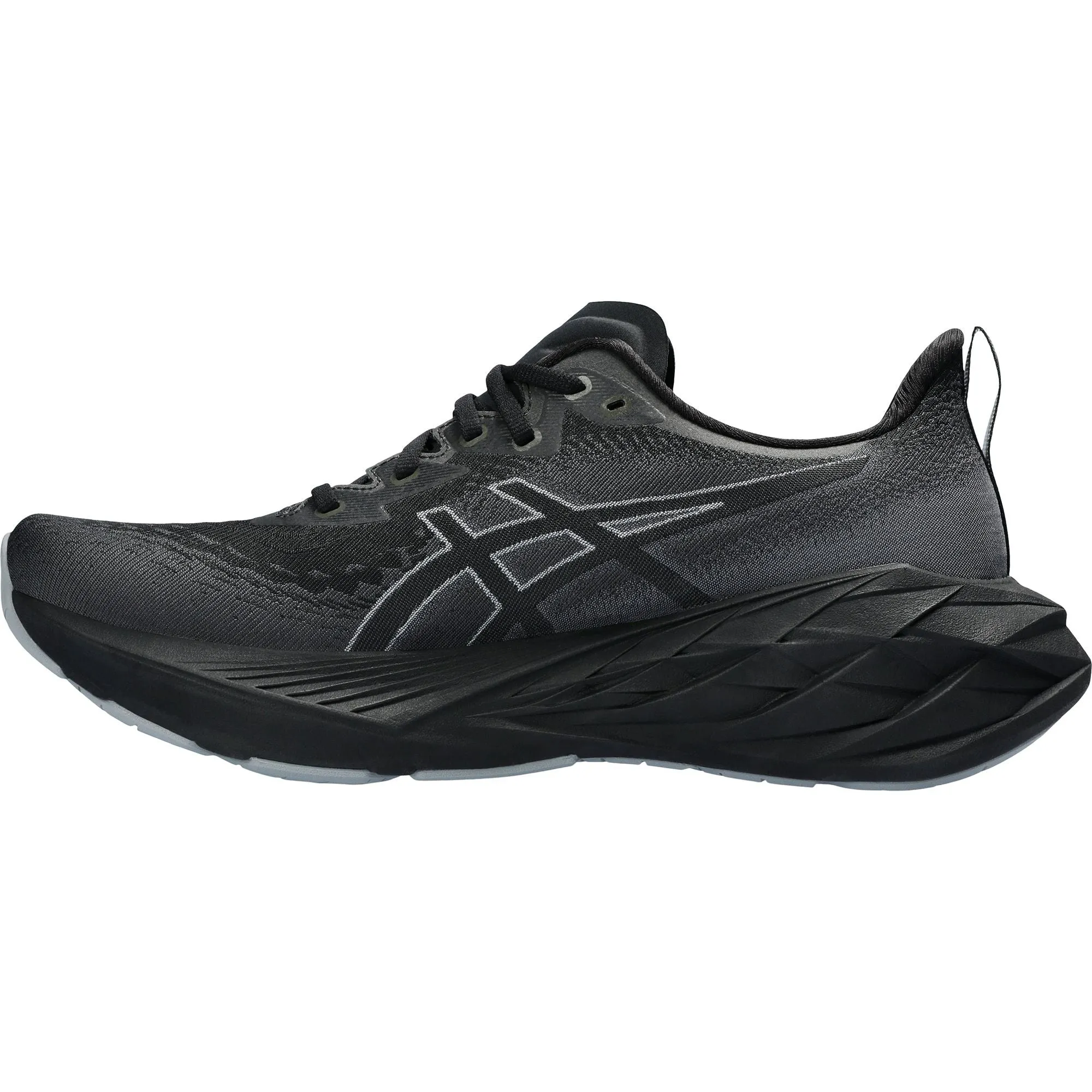 Asics NovaBlast 4 Mens Running Shoes - Black Low Top Play Mode