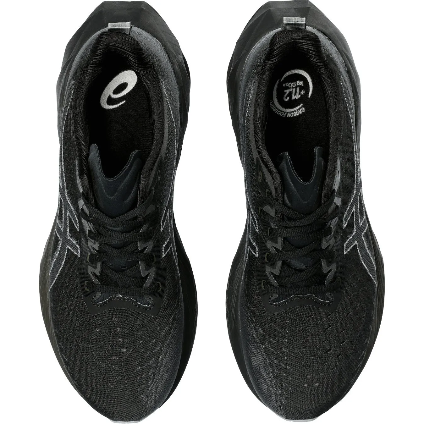 Asics NovaBlast 4 Mens Running Shoes - Black Balance Fit