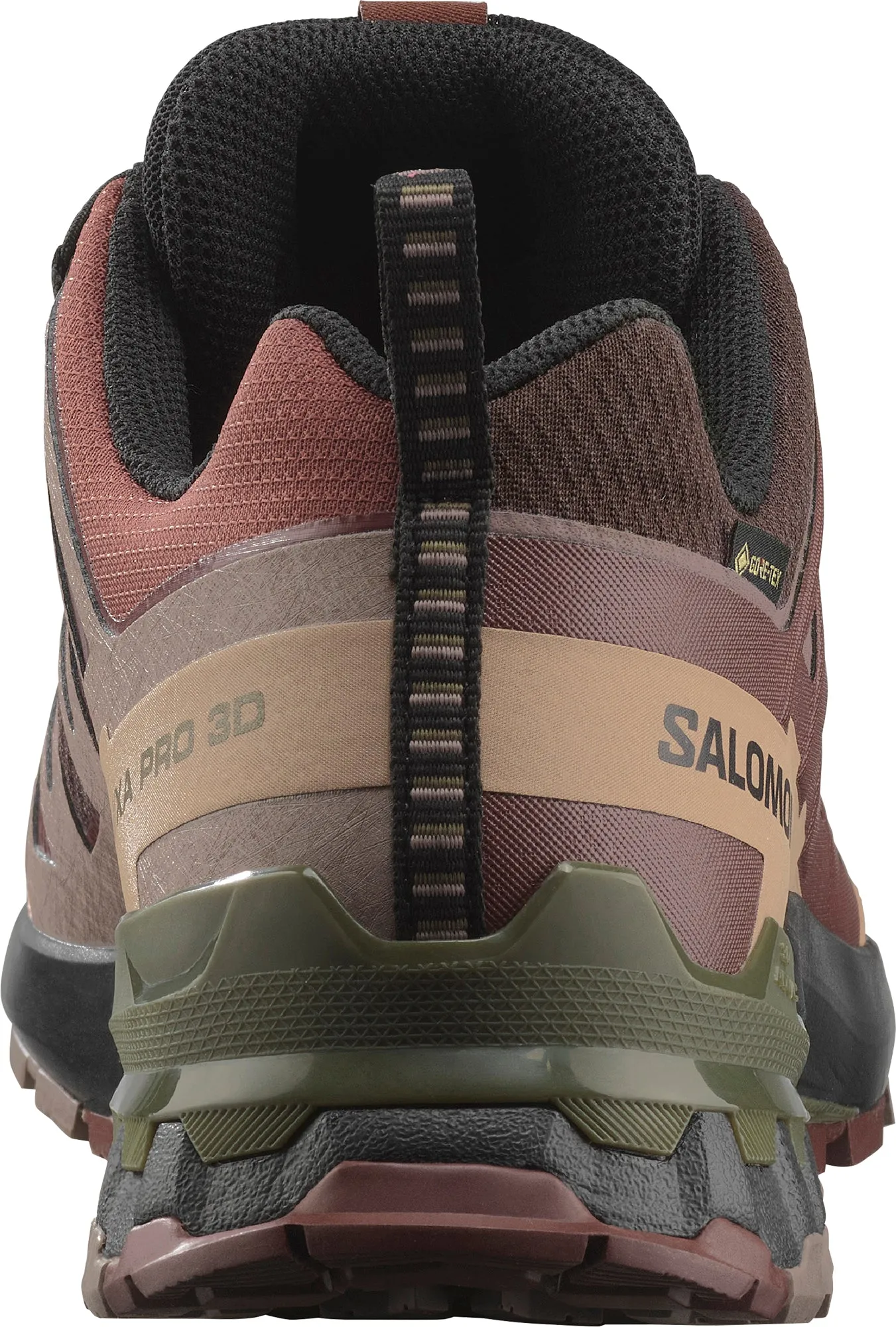 Salomon XA Pro 3D V9 GORE-TEX Mens Trail Running Shoes - Brown Comfort Strap Kids Play