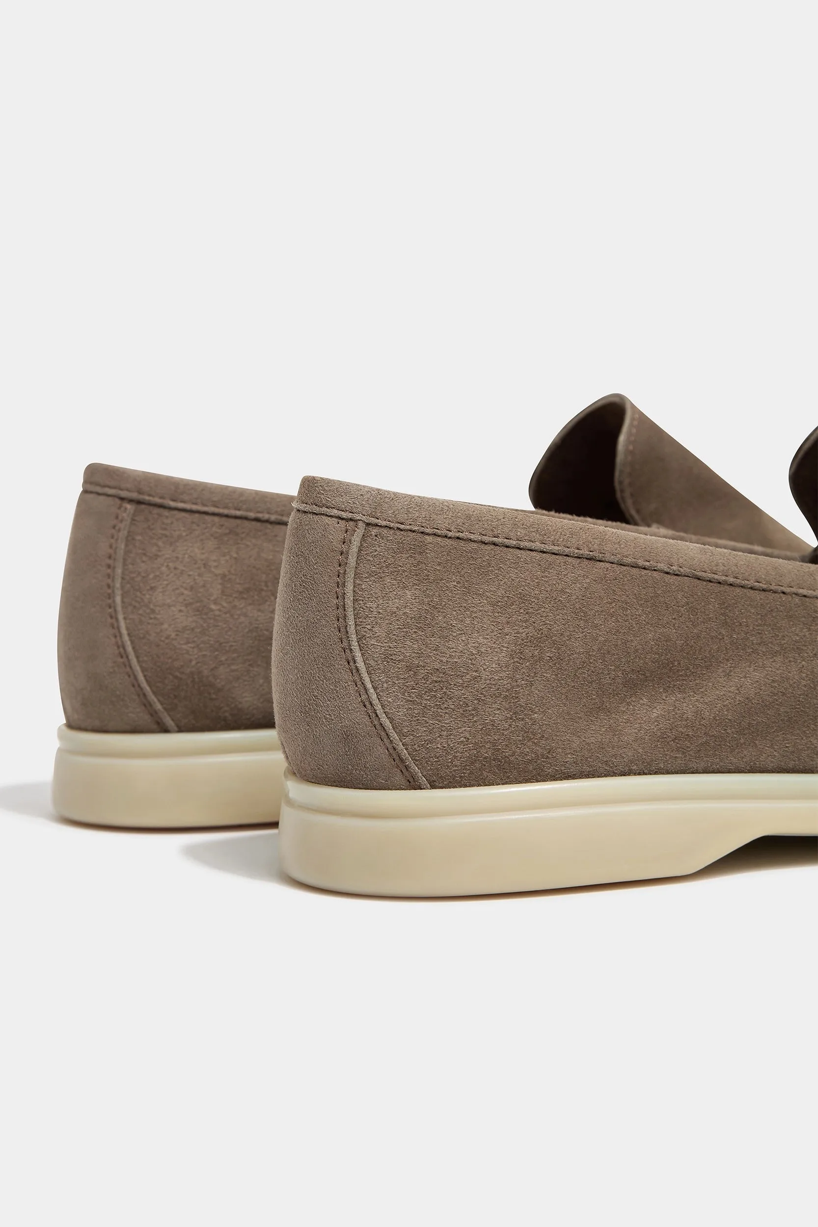 Taupe loafers - Made In Italy Power Step