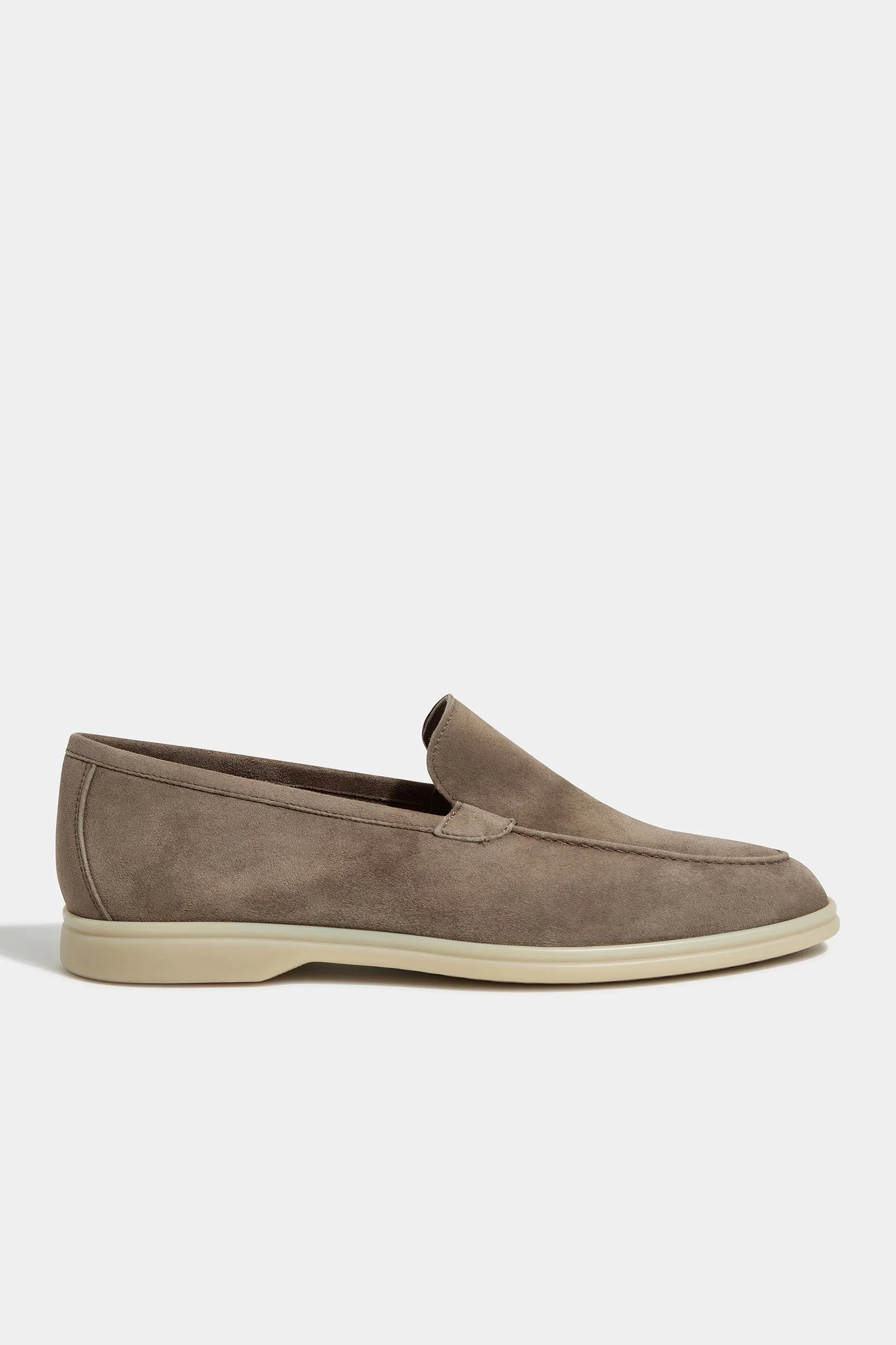 Elegant Shoes Fashion-Forward Taupe loafers - Made In Italy