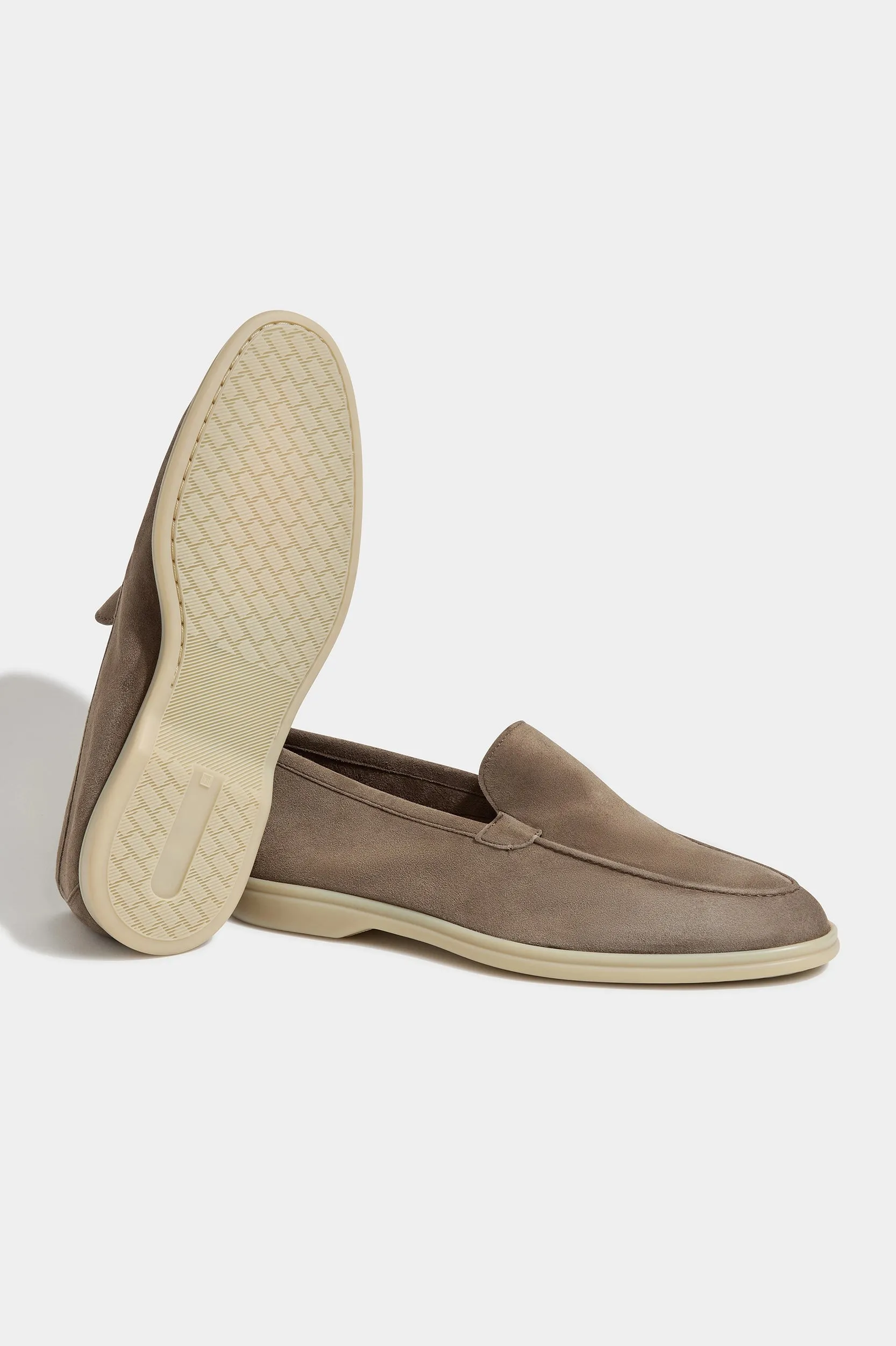 Taupe loafers - Made In Italy Street Firm