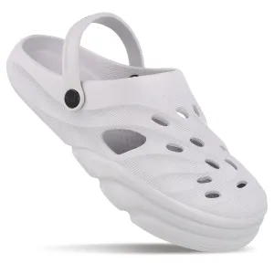 Men's Clogs  - WC8732 Light Grey Chic Casual Footwear