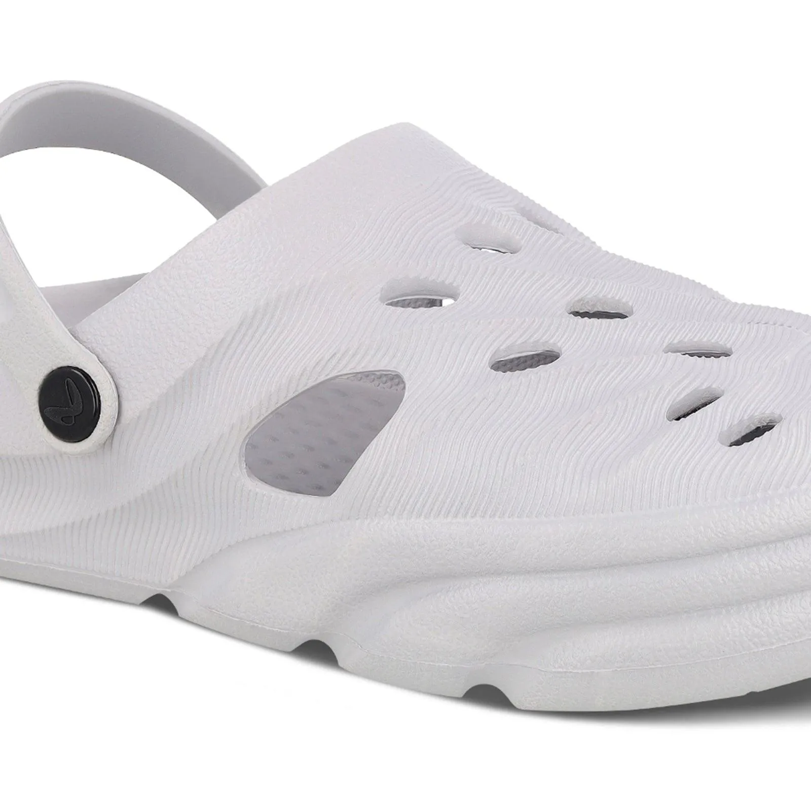 Comfort Fit Men's Clogs  - WC8732 Light Grey