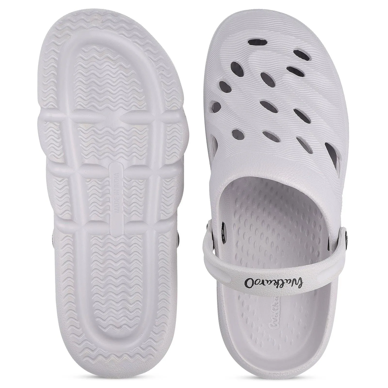 Casual Appeal Men's Clogs  - WC8732 Light Grey