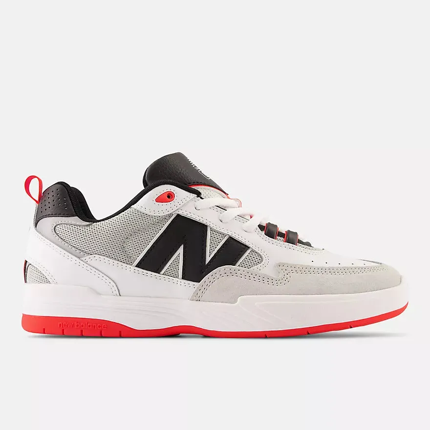 New Balance Numeric 808 Tiago Lemos Skateboard Shoe - White / Black All Weather Wear