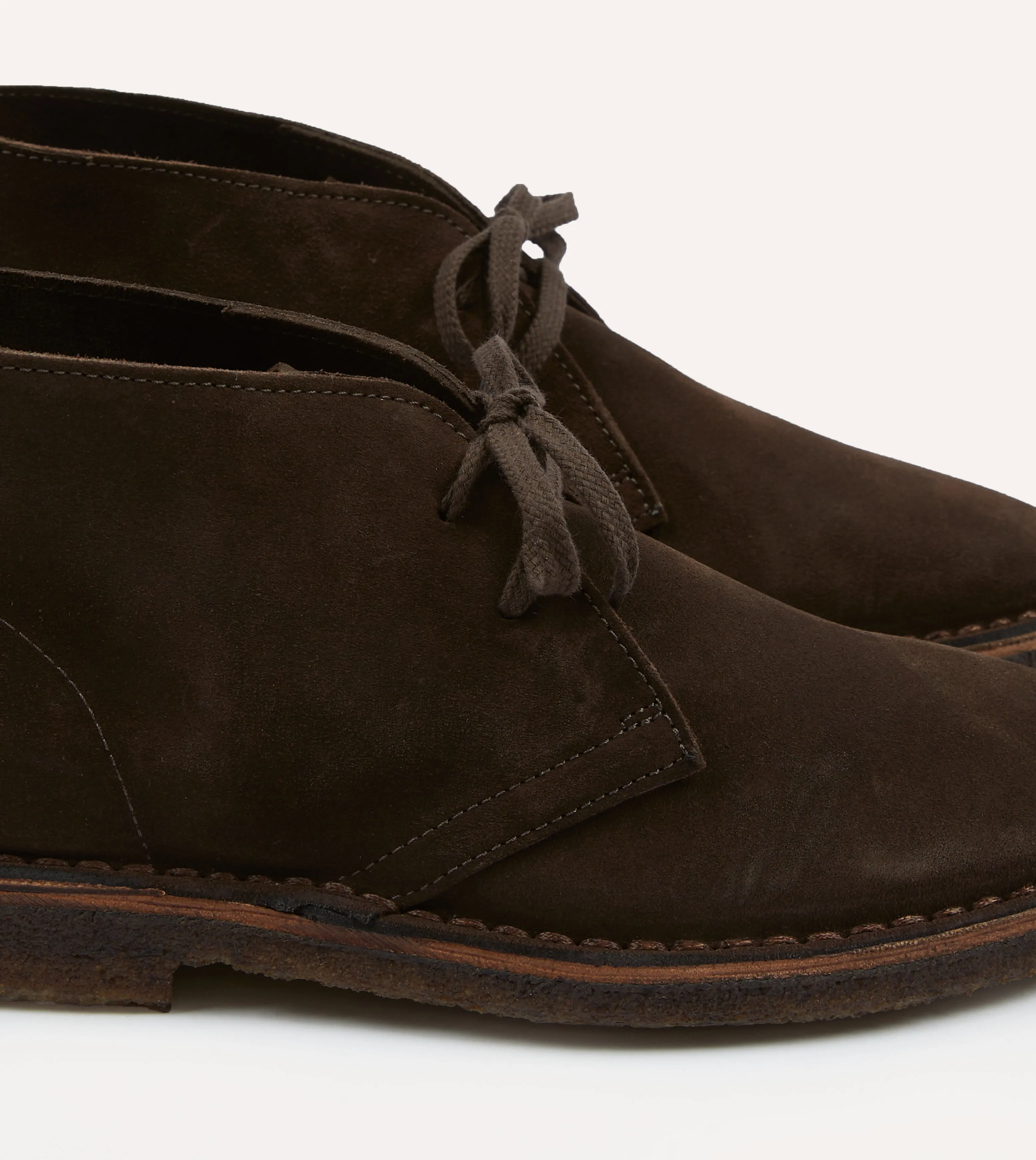 Quality Clifford Desert Boot Dark Brown Suede