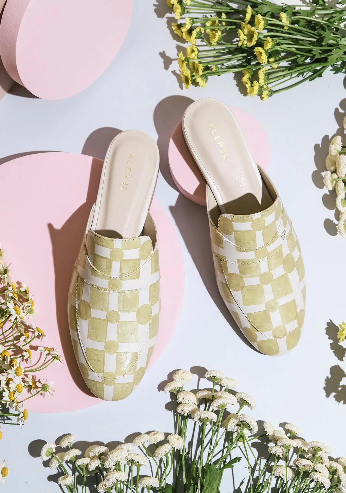 Comfort Insoles Geos White Mule