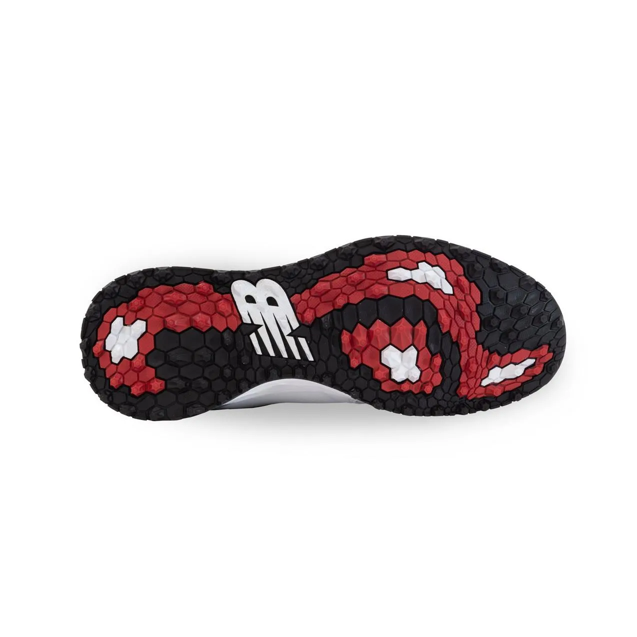 Precision Hold Lightweight Outsole New Balance Mens Fresh Foam Elevate SL Golf Shoe - WHITE / RED / BLACK