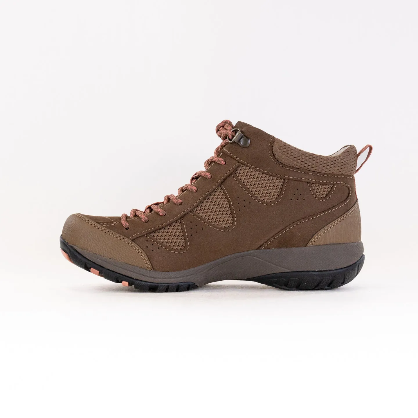 Dansko Perrin Waterproof (Women's) - Morel Milled Nubuck Ventilated Tough Build