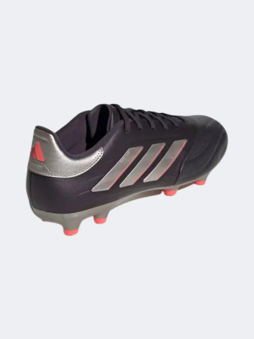 Grip Traction Kick Practice Adidas Copa Pure 2 League Men Football Shoes Black/Platinum/Turbo