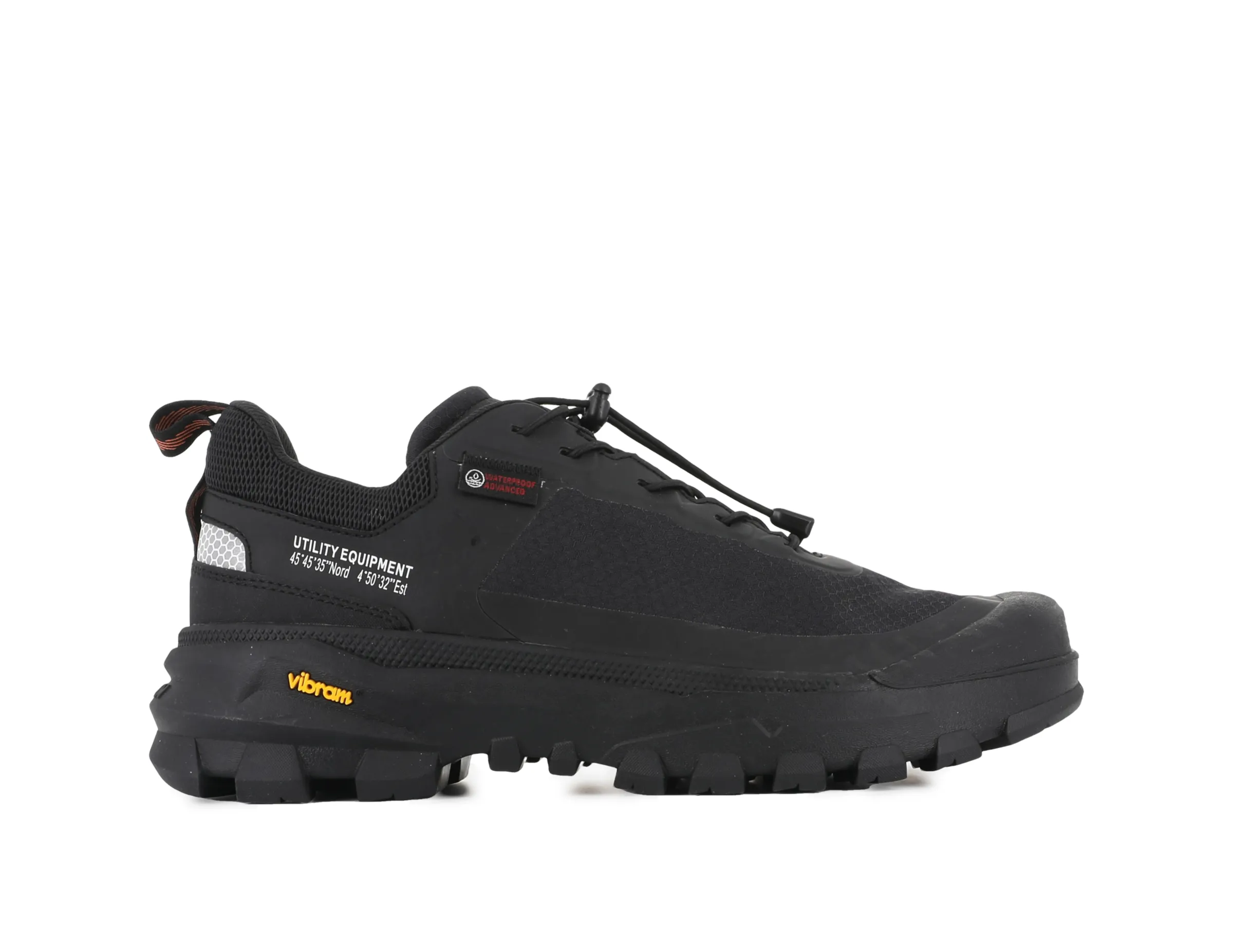 79538-008-M | PALLARIDER LO TX WPA | BLACK Elastic laces Sky Blue