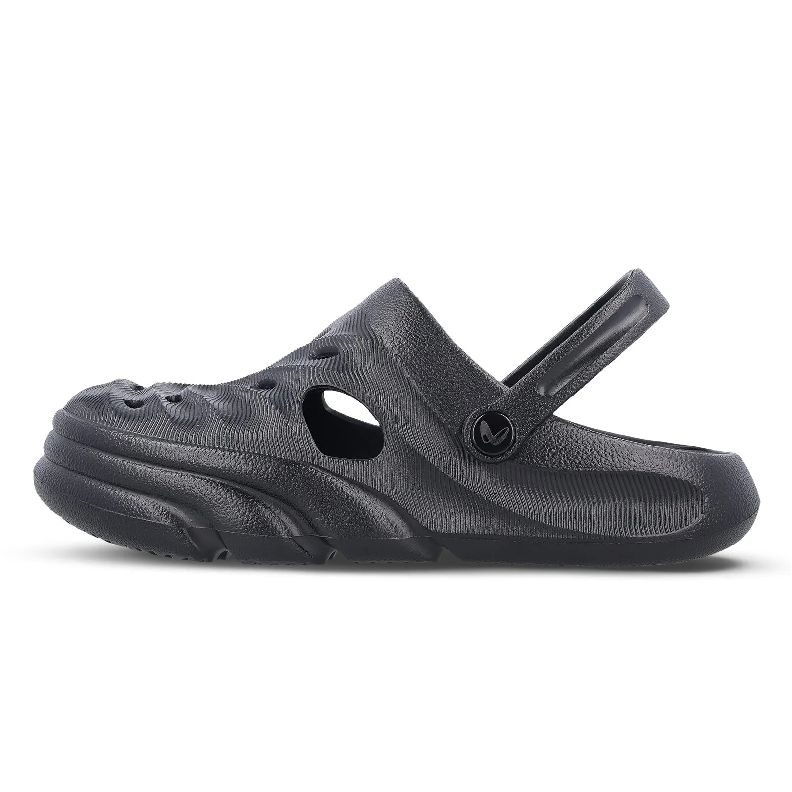 Men's Clogs  - WC8732 Black Easy Glam Fashionable Design