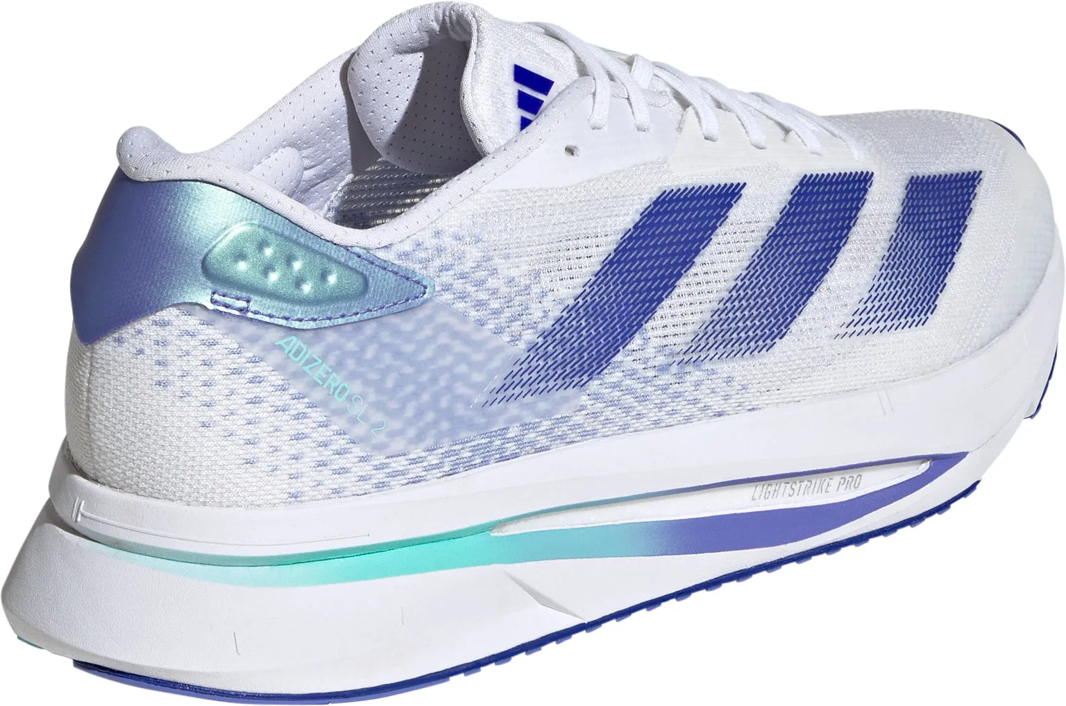 adidas Adizero SL 2 Mens Running Shoes - White Picnic Easy Party Glow